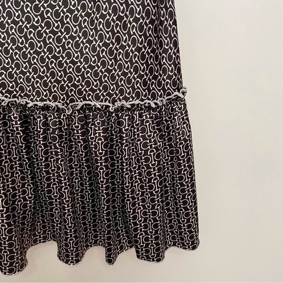 GORGEOUS Serena dress one shoulder silky dresses black cream white size 3 lightw - Picture 6 of 14